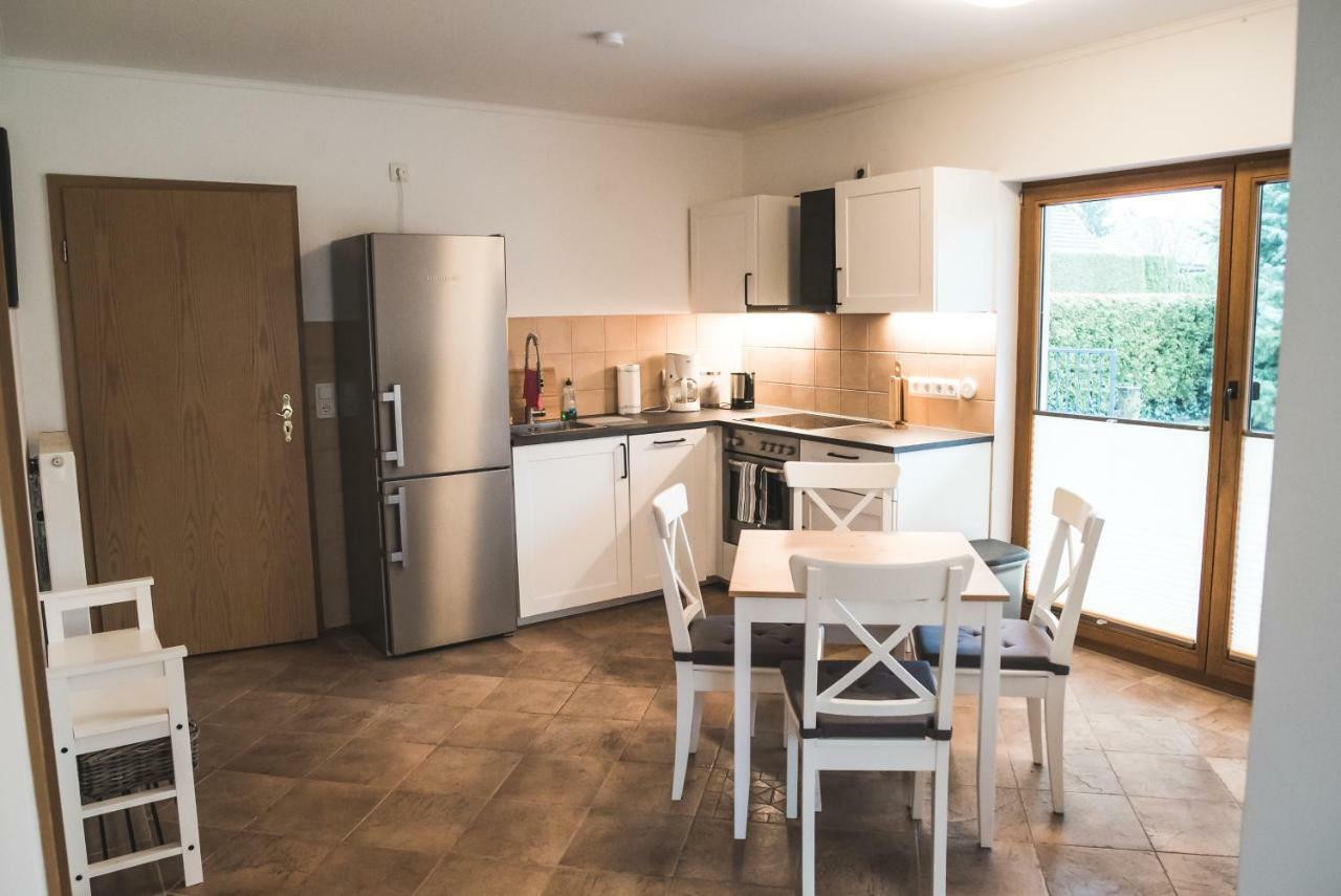 שוורין Ferienwohnung Am Aubach מראה חיצוני תמונה